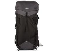 Trespass 75L Hiking Backpack Pass 75 - Drawcord Main Compartment, Adjustable Back System, Walking Pole System, Hydration Pack System, Waterproof Fabric Raincover 5000mm, Padded Shoulder Straps