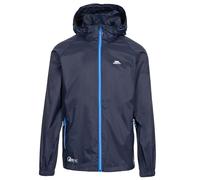 Trespass Waterproof Jacket Men Women Packaway Rain Coat With Hood, Light Rain Jacket Windbreaker, Raincoat In A Bag, Rain Coats For Men, Rain Coats for Women Qikpac X