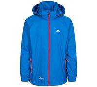 Trespass Waterproof Jacket Men Women Packaway Rain Coat With Hood, Light Rain Jacket Windbreaker, Raincoat In A Bag, Rain Coats For Men, Rain Coats for Women Qikpac X