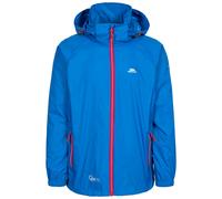 Trespass Waterproof Jacket Men Women Packaway Rain Coat With Hood, Light Rain Jacket Windbreaker, Raincoat In A Bag, Rain Coats For Men, Rain Coats for Women Qikpac X