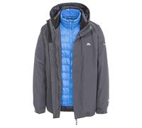 Trespass Waterproof Pathway Men's Outdoor 3-in-1 Jacket available in Flint - 2X-Small