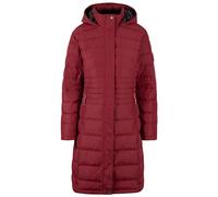 Trespass Womans Down Jacket Fleece Hood Long Length Bitsy