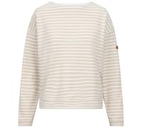 Trespass Women Casual Striped Marl Top Soothing - Yarn-Dyed Stripe on Marl Fabric, Soft Hand Feel, Both Sides Brushed, Side Hem Vents, Long Sleeves, Inner Jersey Facings