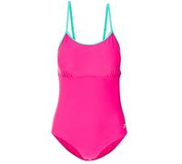 Trespass Women Lotty Bathing Suit/ Swimsuit with Removable Pads for Ladies/ Women/ Adults for Pool/ Beach/ Holiday/ Diving/ Swimming - Pink Lady, XXL