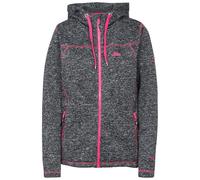 Trespass Women Odelia Warm Fleece Jacket with Hood 300GSM - Black Marl, M