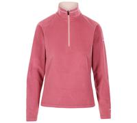 Trespass Womens Fleece Jacket Skylar - Microfleece, Airtrap, 1/2 Zip Neck, Contrast Inner Collar and Trims, Knitted, 100% Polyester Rose Blush