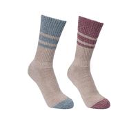 Trespass Women's 2 Pack Hadley Hiking Boot Socks in Teal | Size: 6-9 Trespass Teal 6-9