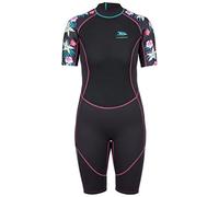 Trespass Womens 3MM Short Wetsuit Sonar Dark Grey in Size - 10
