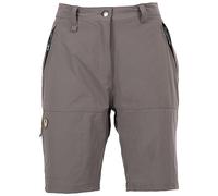 Trespass Womens Active Shorts Rueful - B-Flat Waist with Belt Loops, 2 Side Entry Zip Pockets, 1 Rear Zip Pocket, 1 Lower Leg Zip Pocket, 85% Polyester, 15% Elastane Storm Grey