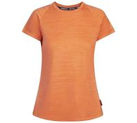 Trespass Womens Active Top Vickland - Quick Dry, Short Sleeves, Round Neck, Logo on Back, Duoskin Print on Sleeve, 100% Polyester