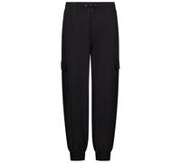 Trespass Womens Active Trousers Halfway - Tracksuit Bottoms with Elasticated Hem, Quick Dry Walking Hiking Cargo Pants, Activewear Trousers with Pockets Black