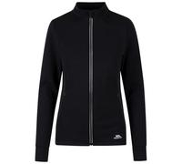 Trespass Womens Activewear Top Full Reflective Zip High Neck Thumbholes Ridge Black