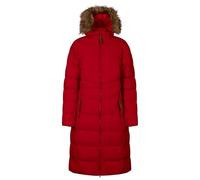 Trespass Womens Audrey Padded Faux Fur Hooded Jacket - Red - XS