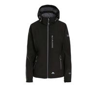 Trespass Women's Bela II Waterproof Soft Shell Jacket - Black - M - Black - 94% Polyester/4% Elastane/2% TPU