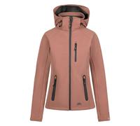 Trespass Women's Bela II Waterproof Soft Shell Jacket - Clay - S - Clay - 94% Polyester/4% Elastane/2% TPU