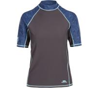 Trespass Womens Calista Short Sleeve UV Protection Swimming Rash Vest - Grey