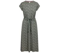 (S, Green Willow Print) Trespass Womens Capped Sleeve Dress - Portia