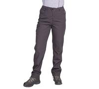 Trespass Womens Cargo Trousers Walking Pants Water Repellent 4 Pockets Rambler Dark Grey