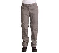 Trespass Rambler Convertible, Storm Grey, XL, Waterproof Trousers with UV Protection & Zip-Off Legs for Women, X-Large, Grey