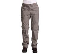 Trespass Rambler Convertible, Storm Grey, L, Waterproof Trousers with UV Protection & Zip-Off Legs for Women, Large, Grey