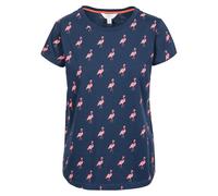 Trespass Womens Carolyn Short Sleeved Patterned T Shirt - Navy Flamingo - Navy Flamingo - L