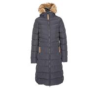 Trespass Women's Casual Jacket Audrey - Long Length Padded Winter Jacket, Fur Trimmed Hooded Puffer Coat, Ladies Parka Jacket with Pockets, Quilted Jacket Casual Outerwear