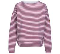 Trespass Womens Casual Top Soothing - Long Sleeve Jumper, Round Neck Casual Fall Sweater, Ladies Yarn Dyed Stripe Top, Soft Touch Fabric Weight 270GSM