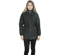 Trespass Celebrity Womens Fleece Lined Parka Jacket Black in Size - 14
