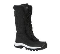 Trespass Womens Coretta II Snow Boots - Black - 4 UK - Black - 30% PU/30% TPR/20% Fleece/10% Synthetic/10% Textile