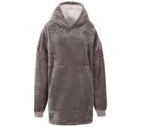 Trespass Women's Cosiness Oversized Hoodie Blanket in Grey Trespass Grey
