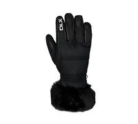Trespass Women's Dirin Leather Ski Gloves - Black - Black - M