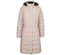 Trespass Women's Down Jacket Fleece Hood Long Length Bitsy - Furry Fleece Lined Hood and Collar, 2 Concealed Zip Pockets,Woven, Powerfill 421