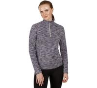 Trespass Womens Edith Half Zip Pullover Active Ouick Dry Midlayer -Platinum Marl