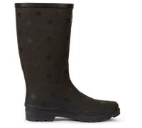 Trespass Women's Elena Polka Dot Wellington Boots in Black | Size: 4 Trespass Black 4