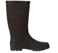Trespass Women's Elena Polka Dot Wellington Boots in Black | Size: 5 Trespass Black 5