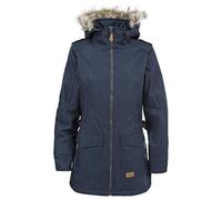 Trespass Women's Everyday Waterproof jacket with removable hood, navy, XXS UK