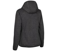 Trespass Womens Fleece Full Zip, Grown On Hood And 3 Zip Pockets Tierra Grey Marl