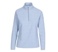 Trespass Womens Fleece Jacket Meadows-Anti-Pilling, Brushed Back, 1/2 Neck Zip, Contrast Trims, Knitted, 100% Polyester Denim Blue