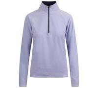 Trespass Womens Fleece Jacket Skylar - Microfleece, Airtrap, 1/2 Zip Neck, Contrast Inner Collar and Trims, Knitted, 100% Polyester Cool Blue