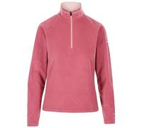 Trespass Womens Fleece Jacket With 1/2 Zip Skylar - Ladies Sweater Long Sleeve, Warm Microfleece Airtrap Outerwear, For Autumn Winter, Travelling, Outdoors Rose Blush