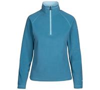 Trespass Womens Fleece Jacket With 1/2 Zip Skylar - Ladies Sweater Long Sleeve, Warm Microfleece Airtrap Outerwear, For Autumn Winter, Travelling, Outdoors Storm Blue