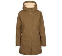 Trespass Womens Fleece Lined Waterproof Jacket TP50 Risha - Ladies Rain Jacket Functional Longer Length Rain Coat, Wind Resistant Outdoor Jacket with Hood, Winter Warm Sherpa Fleece Lining