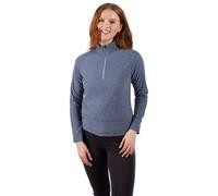Trespass Womens Fleece Jacket Meadows-Striped Catatonic, Anti-Pilling, Brushed Back, 1/2 Neck Zip, Contrast Trims, Knitted, 100% Polyester Navy