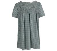 Trespass Womens Floaty Smock Shirred Gingham Top Keyhole Back Fastening Candice