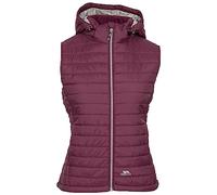 Trespass Womens Gilet Aretha - Lightly Padded with Bubble Stitching, 2 Low Profile Zip Pockets, Hem Adjusters, Inner Storm Flap, Contrast Lining and Front Zip, Detachable Hood with Stud Fastenings