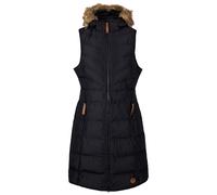 Trespass Womens Gilet Audrey - Longer Length Body Warmer Hooded With 2 Pockets, Ladies Gilet with Hood, Longline Padded Gilet, Sleeveless Jacket, Puffer Coat
