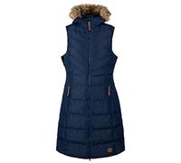 Trespass Women's Gilet Audrey - Waterproof 2000mm, Windproof, Padded Jacket, Grown on Adjustable Hood, Contrast Zipped Chest Pocket, 2 Zipped Lower Pockets, Low Profile Front Zip, Drawcord Hem