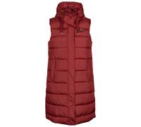 Trespass WoMens Gilet With Grown On Hood Long Length Padded Leona