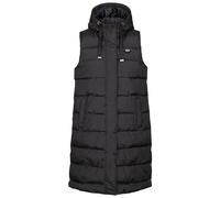 Trespass WoMens Gilet With Grown On Hood Long Length Padded Leona