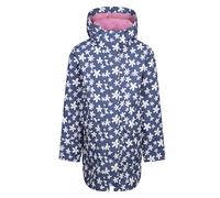 Trespass Womens Girls Primdrop Waterproof Hooded Raincoat (Blue Tone) - Size 3-4Y